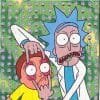 Rick and Morty acid blotter – 130µg LSD tab with cartoon-inspired print