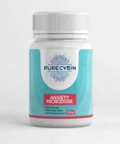 Purecybin 150mg Anxiety Microdose Capsules – 30-count bottle