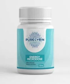 Purecybin Energy Microdose – 150mg Psilocybin Capsules, 30-count