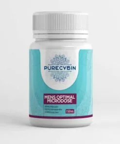 Pure Men's Optimal Microdose – 150mg Psilocybin Capsules, 30 Count