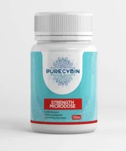 Purecybin Strength Microdose – 150mg Psilocybin Capsules, 30 Count Bottle