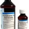 Prescription bottle of Promethazine DM cough syrup