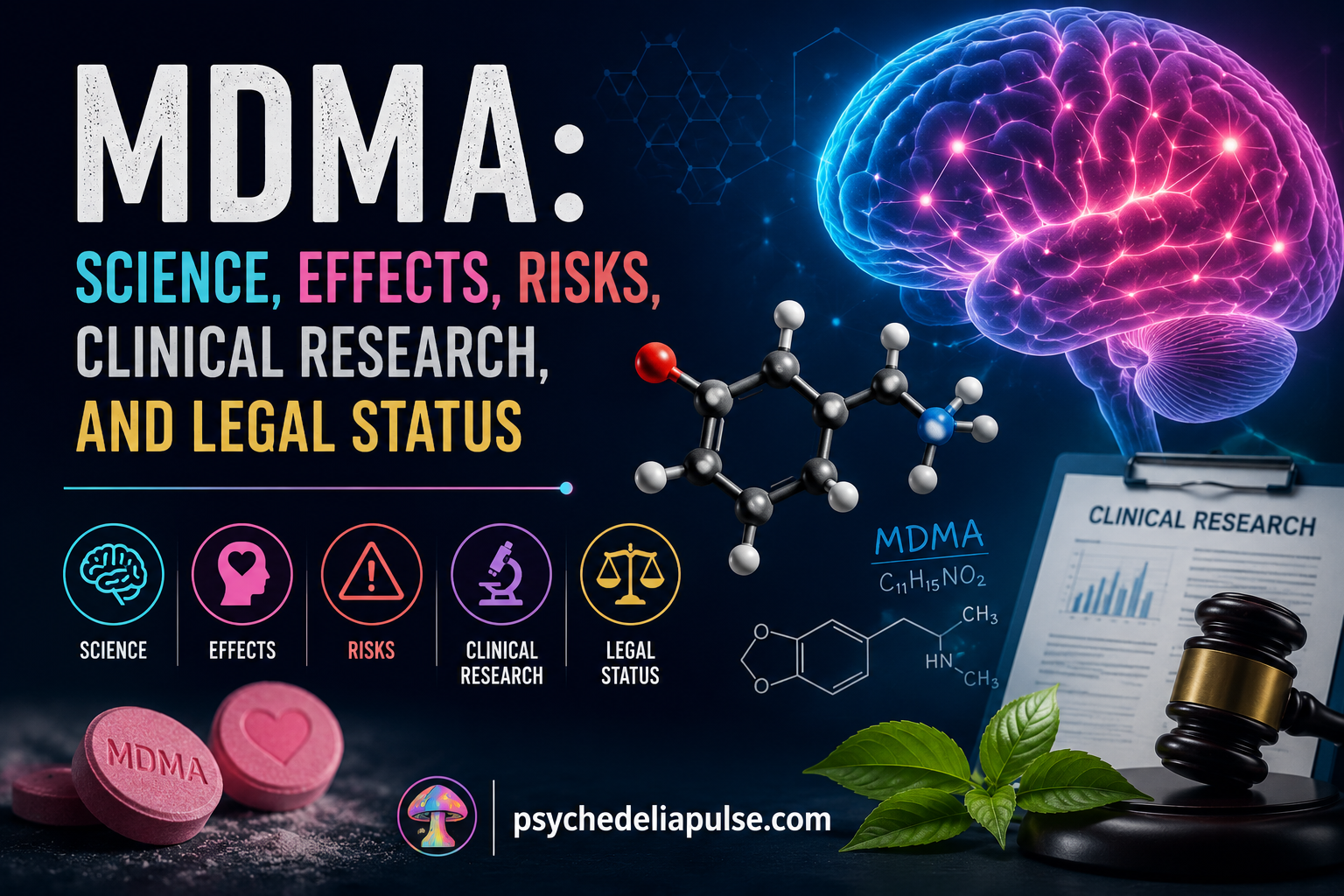 MDMA Science, Effects, Risks, and Research
